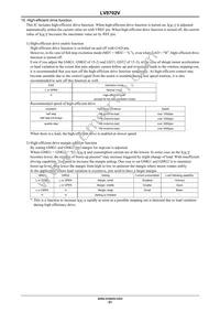 LV8702V-TLM-H Datasheet Page 21