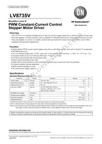 LV8735V-MPB-H Datasheet Cover