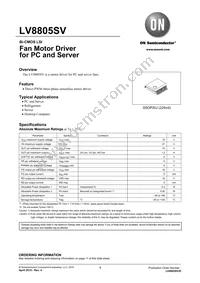 LV8805SV-MPB-H Datasheet Cover