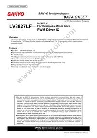 LV8827LF-TLM-H Datasheet Cover