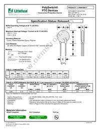 LVR005NS-1 Datasheet Cover