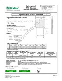 LVR025S-1 Datasheet Cover