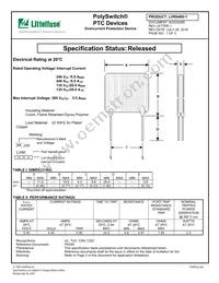 LVR040S-1 Datasheet Cover