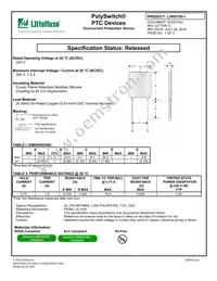 LVR075S-1 Datasheet Cover