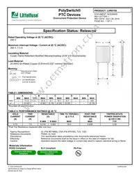 LVR075S-2 Datasheet Cover