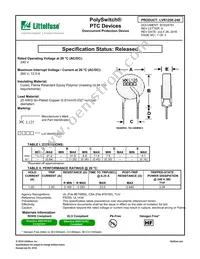 LVR125K-240 Datasheet Cover