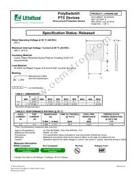 LVR200S-240 Datasheet Cover