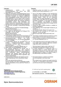 LW 3333-S1T2-5K8L Datasheet Page 13