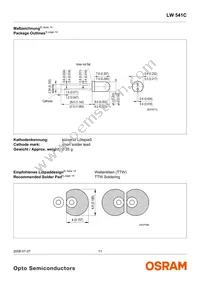 LW 541C-AWDW-6K9L-0-20-BULK-I Datasheet Page 11