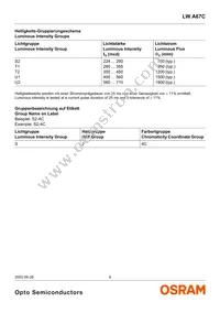 LW A67C-T2U2-3C5D Datasheet Page 6