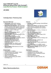 LW A6SG-V1AA-5K8L-Z Datasheet Cover