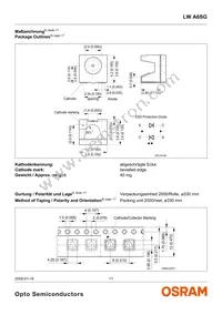 LW A6SG-V1AA-5K8L-Z Datasheet Page 11