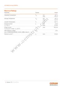 LW A6SG-V2BA-FK0PN0-0-20-R33-Z Datasheet Page 3