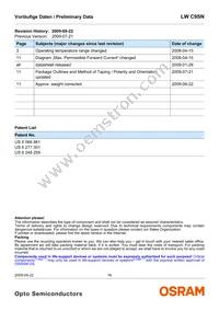 LW C9SN-F0HA-58-S-Z Datasheet Page 16