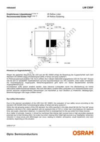 LW C9SP-FOGA-58-Z Datasheet Page 13