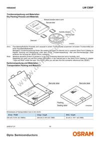 LW C9SP-FOGA-58-Z Datasheet Page 16