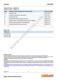 LW C9SP-FOGA-58-Z Datasheet Page 17