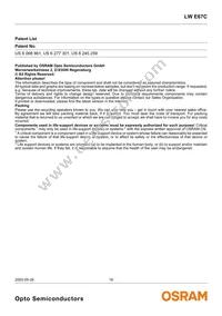 LW E67C-U2V2-3C5D-1 Datasheet Page 16