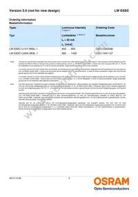 LW E6SC-U2AA-5K8L-1-Z Datasheet Page 2