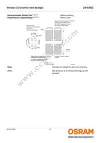 LW E6SC-U2AA-5K8L-1-Z Datasheet Page 13