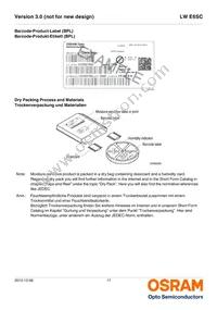 LW E6SC-U2AA-5K8L-1-Z Datasheet Page 17