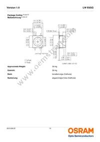 LW E6SG-AABA-JKPL-1-30-R18-Z Datasheet Page 13