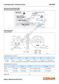 LW F65G-HZKX-58-Z Datasheet Page 16