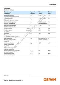 LW G6CP-DAEB-6K8L-1-Z Datasheet Page 3