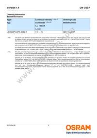 LW G6CP-EAFA-JKQL-1-140-R18-Z Datasheet Page 2