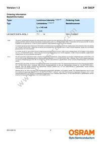 LW G6CP-EAFA-MKNK-1-140-R18-Z Datasheet Page 2