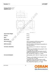 LW G6SP-EAFA-JKQL-1-140-R18-Z Datasheet Page 13