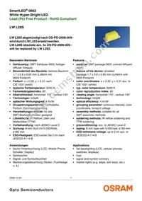 LW L28S-P1Q2-3K8L-1-10-R18-Z Datasheet Cover