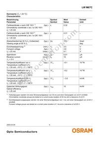 LW M67C-T1U1-3C5D Datasheet Page 4