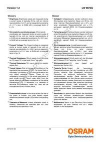 LW MVSG-AZBZ-JKPL-Z486 Datasheet Page 22