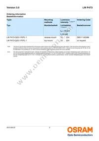 LW P473-Q2S1-FK0PM0-3B5A-F Datasheet Page 2