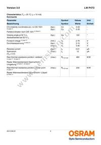 LW P473-Q2S1-FK0PM0-3B5A-F Datasheet Page 4
