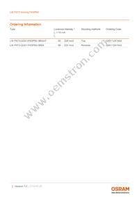 LW P473-Q2S1-FK0PN0-3B5A-10-R18-Z Datasheet Page 2