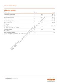 LW P473-Q2S1-FK0PN0-3B5A-10-R18-Z Datasheet Page 3