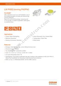 LW P4SG-V2AB-FK0PN0-46-20-R18-Z Datasheet Cover