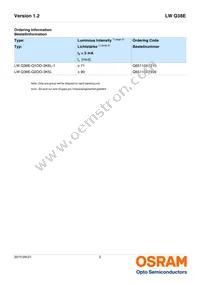 LW Q38E-R1R2-3K5L-3Y4X-5-R18-XX Datasheet Page 2