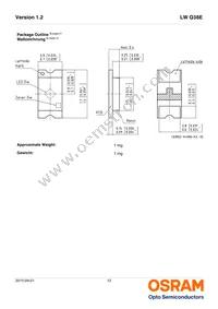 LW Q38E-R1R2-3K5L-3Y4X-5-R18-XX Datasheet Page 12