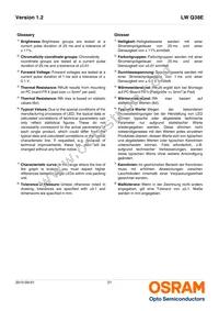 LW Q38E-R1R2-3K5L-3Y4X-5-R18-XX Datasheet Page 21