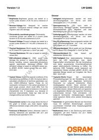 LW Q38G-Q2OO-3K5L-1 Datasheet Page 21