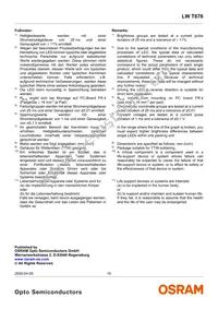 LW T676-N1P2-25-Z Datasheet Page 15