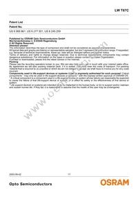 LW T67C-T2U2-3C5D Datasheet Page 17