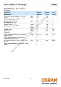 LW T6SC-T2V1-5K8L-Z Datasheet Page 4