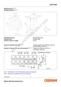 LW T6SG-V1AA-5K8L-Z Datasheet Page 11