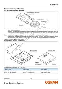 LW T6SG-V1AA-5K8L-Z Datasheet Page 15