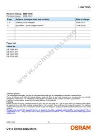 LW T6SG-V1AA-5K8L-Z Datasheet Page 16