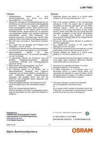 LW T6SG-V1AA-5K8L-Z Datasheet Page 17